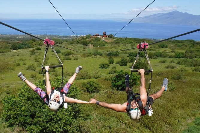 4 Dual-Zipline Mountain Adventure in Maui - ATV ride-a-long and the panoramic suspension bridge trek