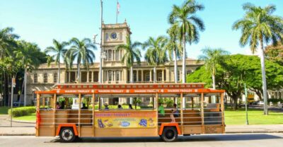Oahu: Waikiki Trolley Hop-on Hop-off All-Line Pass - Blue Line Coastal Views and Local Stops Toward Sea Life Park